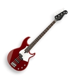 Yamaha BB234RR 4-String; bolt-on neck, alder body, maple neck, ceramic pickups; Raspberry Red