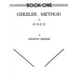 Gekeler Oboe Method, Bk 1