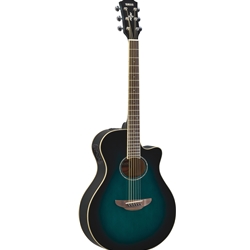 Yamaha APX600OBB Thinline A/E C/W Oriental Blue Burst