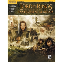 Lord of the Rings Solos for Alto Saxophone (w/CD)