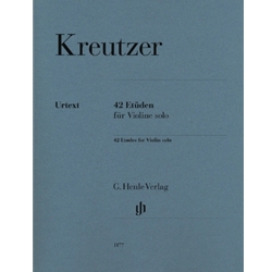 Kreutzer - 42 Etudes for Violin Solo