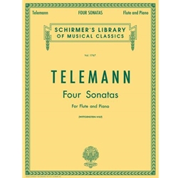 Telemann, Four Sonatas, Flute