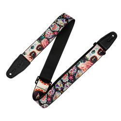 Levys MP2CAL-002 Calaca Series Guitar Strap, Eyes