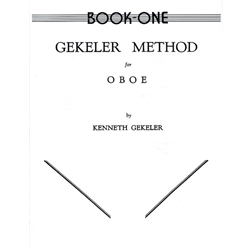 Gekeler Oboe Method, Bk 1